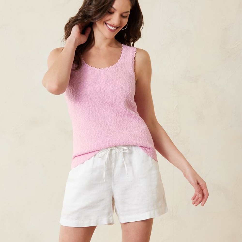 Tommy Bahama Water’s Edge Scoop Neck Tank Sweater